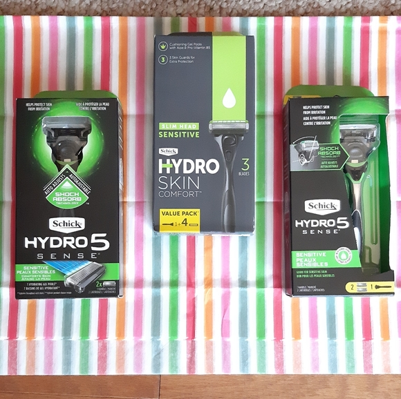 Schick Hydro 5 Sense Sensitive Skin Razor Bundle - Picture 7 of 12